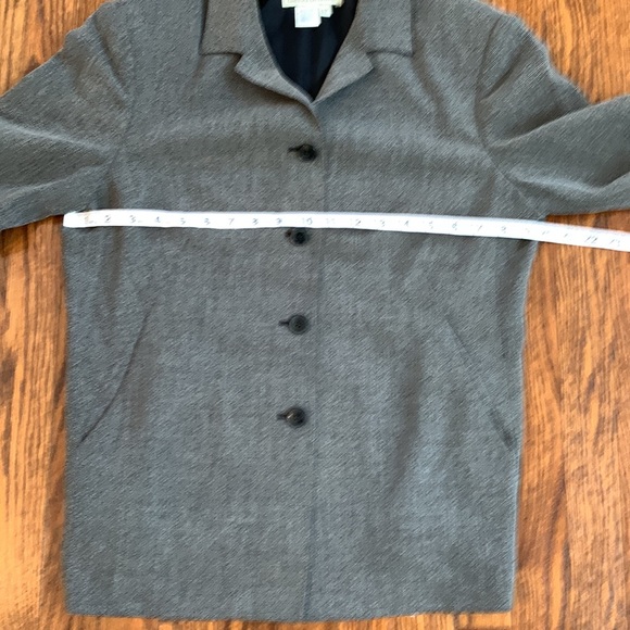 DAVID BROOKS | Lightweight Blazer/Jacket in Black and Tan | Sz 12 - Picture 6 of 7